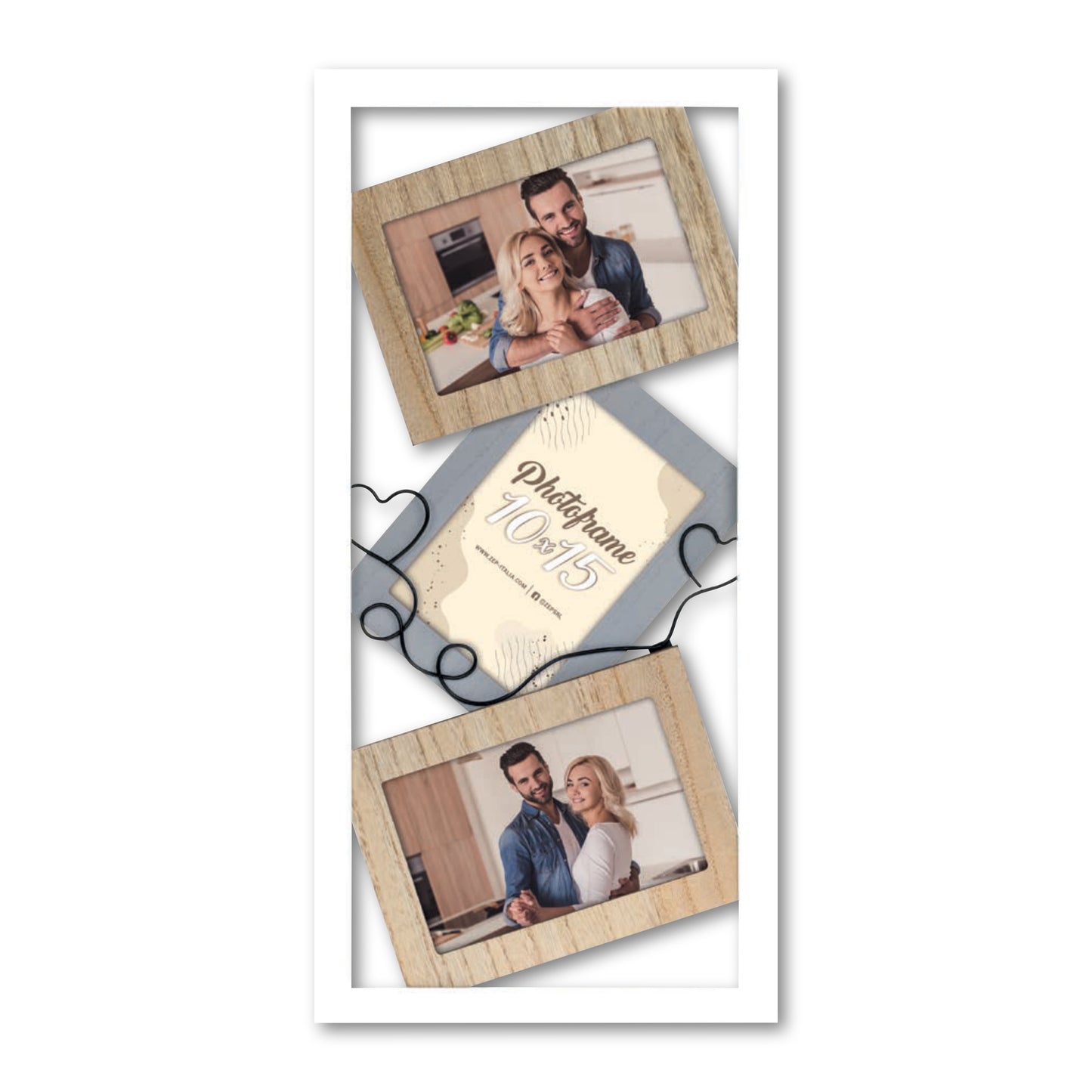 Cornice Multiframe Romantica - Idea Regalo San Valentino