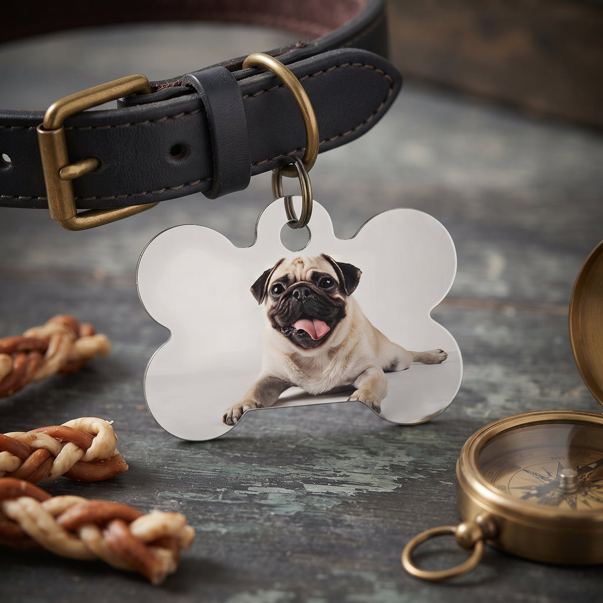Medaglietta per Cani e Gatti Personalizzata con Nome - Accessorio per Animali, Regalo Amanti degli Animali