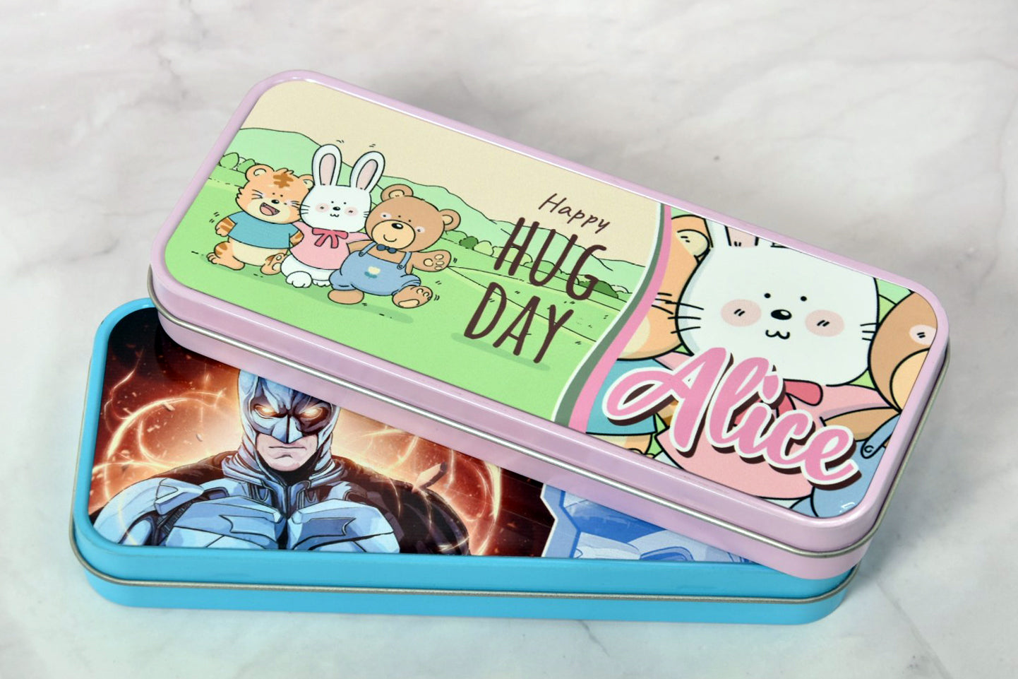 Astuccio in Metallo per Bambini Personalizzabile