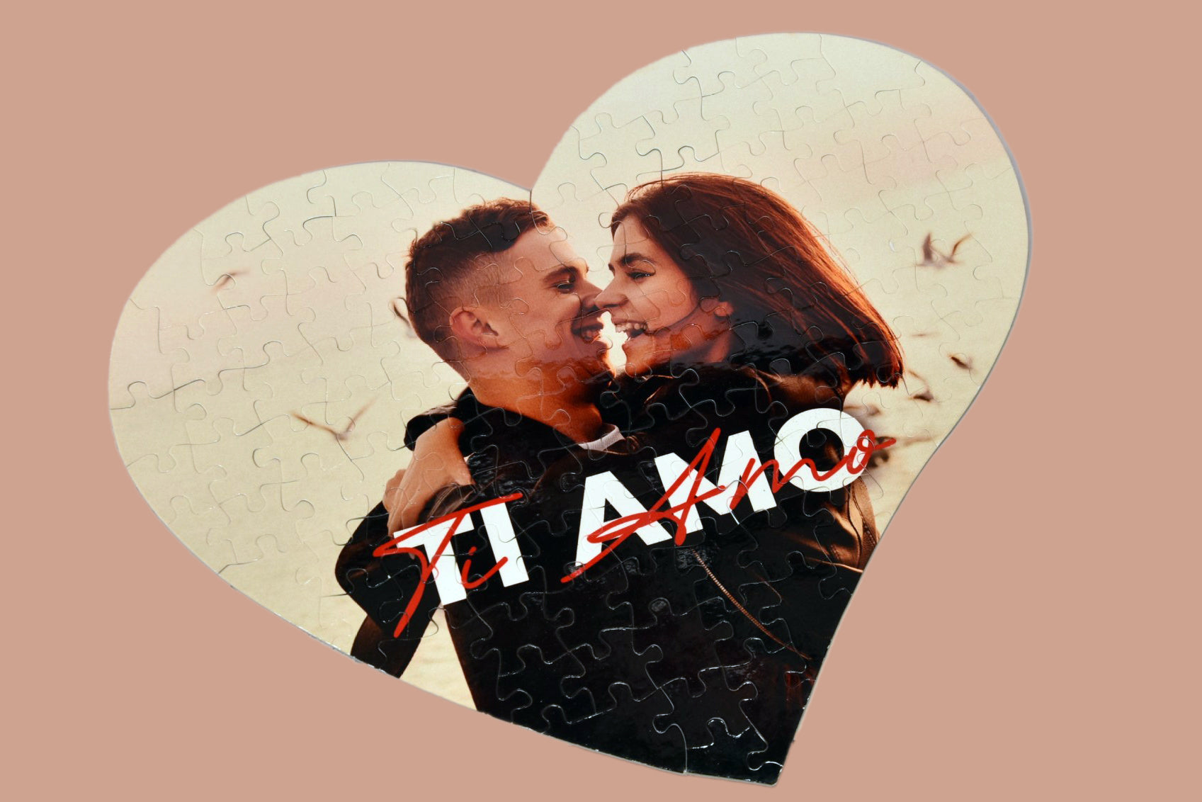 Puzzle a Cuore Personalizzabile