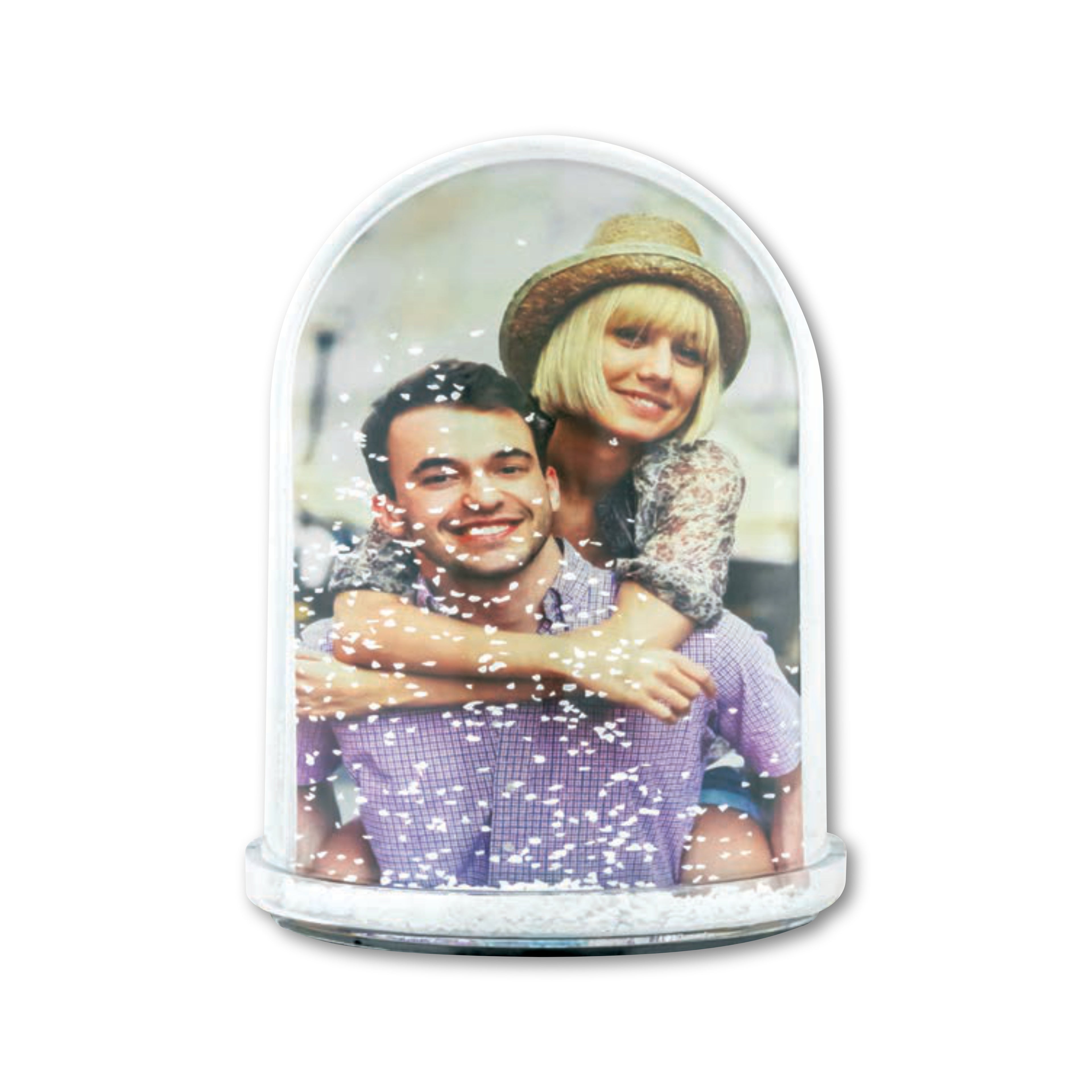 Photo Globe XXL Personalizzato - Palla di Neve con Foto Grande Formato