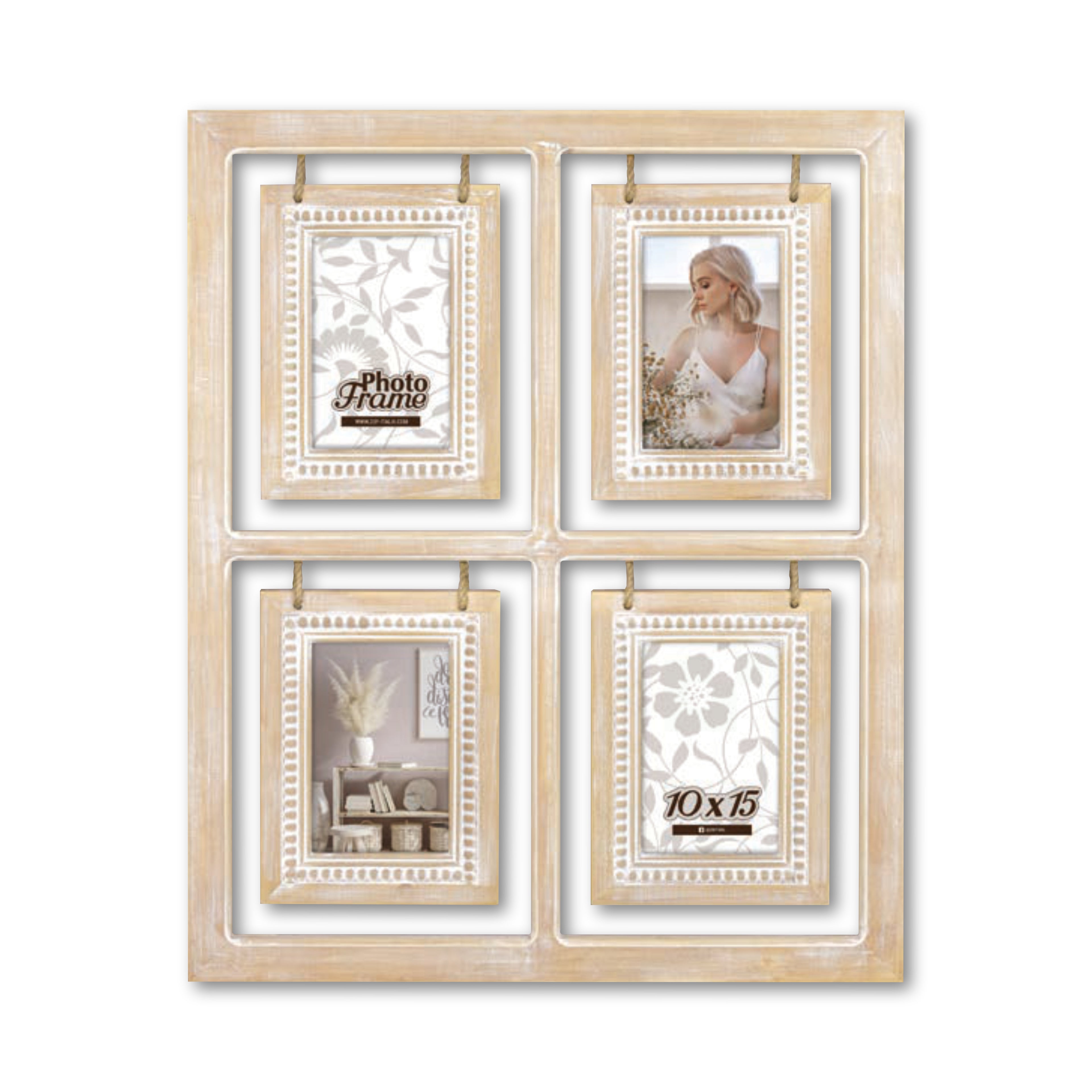 Cornice Multifoto Moderna - Portafoto Multiframe per Famiglia e Ricordi
