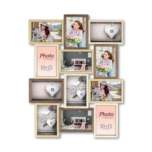 Cornice Multifoto Moderna - Portafoto Multiframe per Famiglia e Ricordi