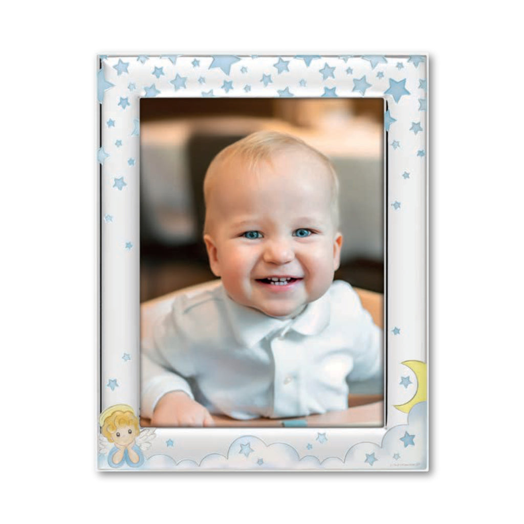 Cornice Portafoto Nascita e Neonato in Silver