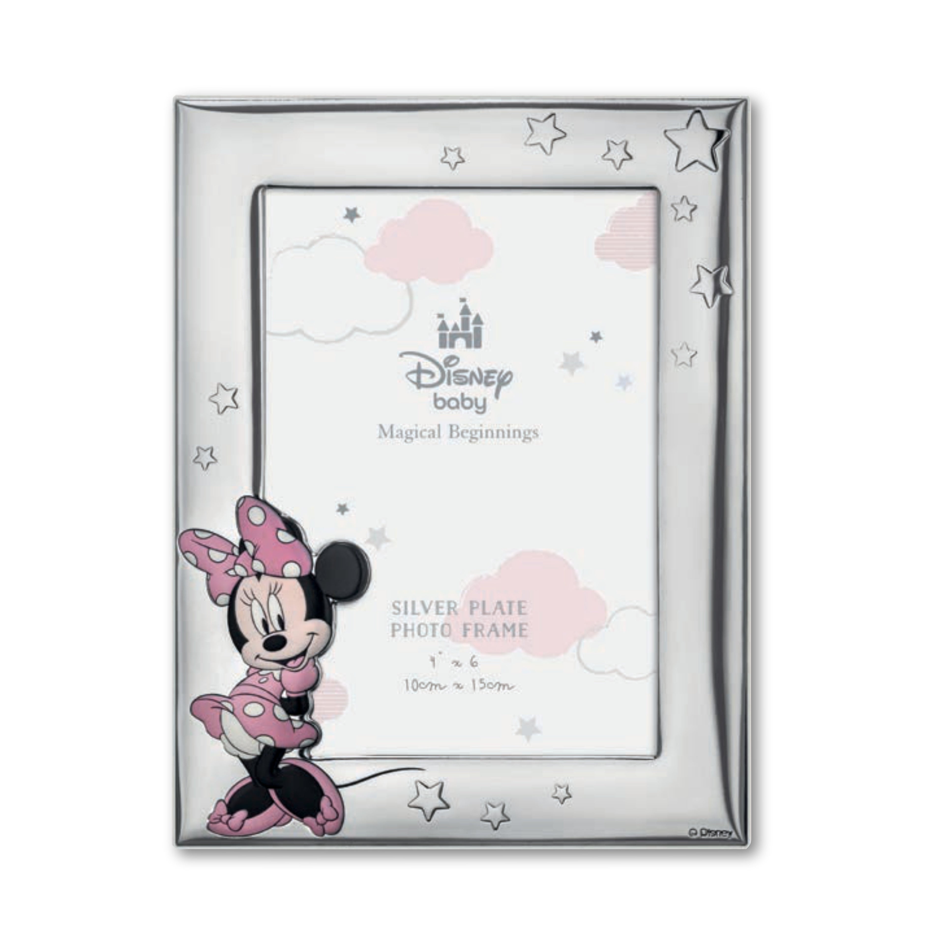 Cornice Portafoto Nascita e Neonato in Silver