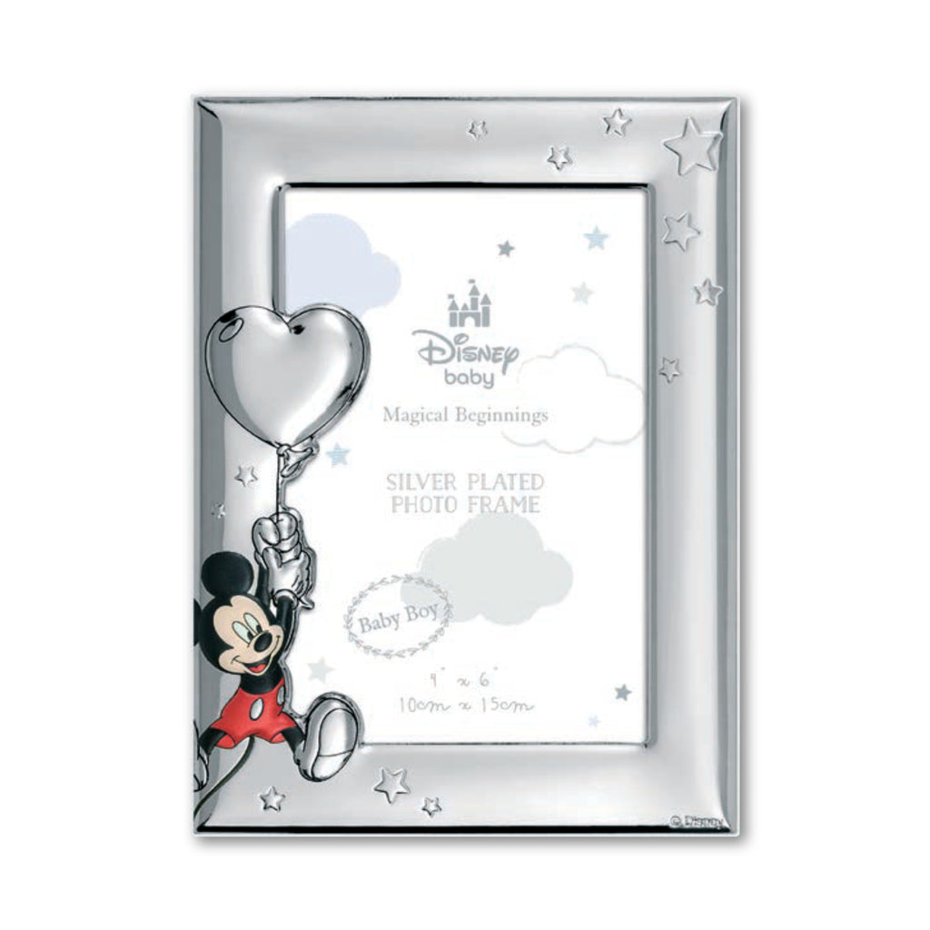 Cornice Portafoto Nascita e Neonato in Silver