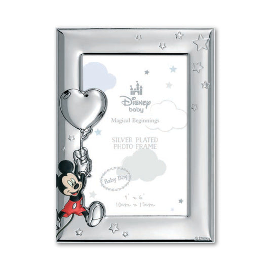 Cornice Portafoto Nascita e Neonato in Silver