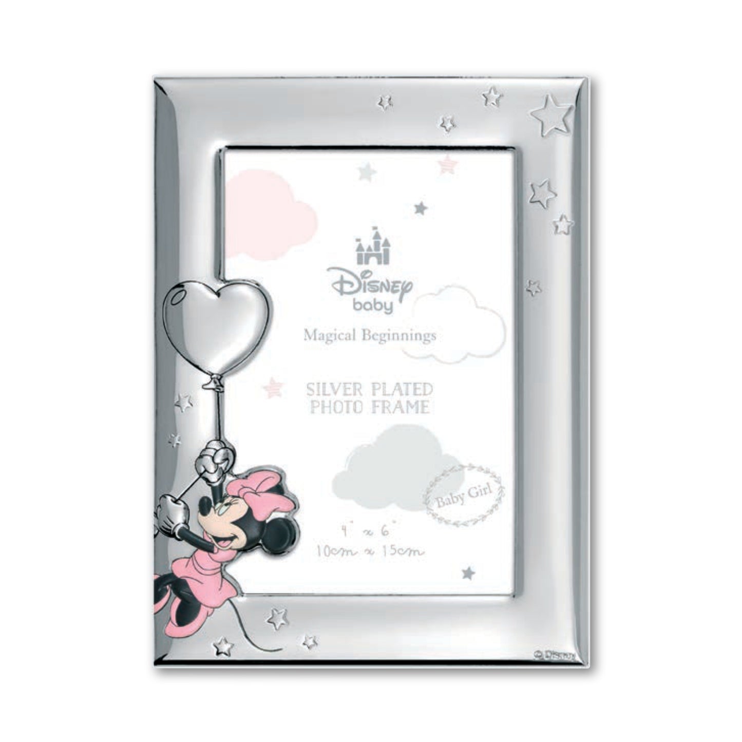 Cornice Portafoto Nascita e Neonato in Silver