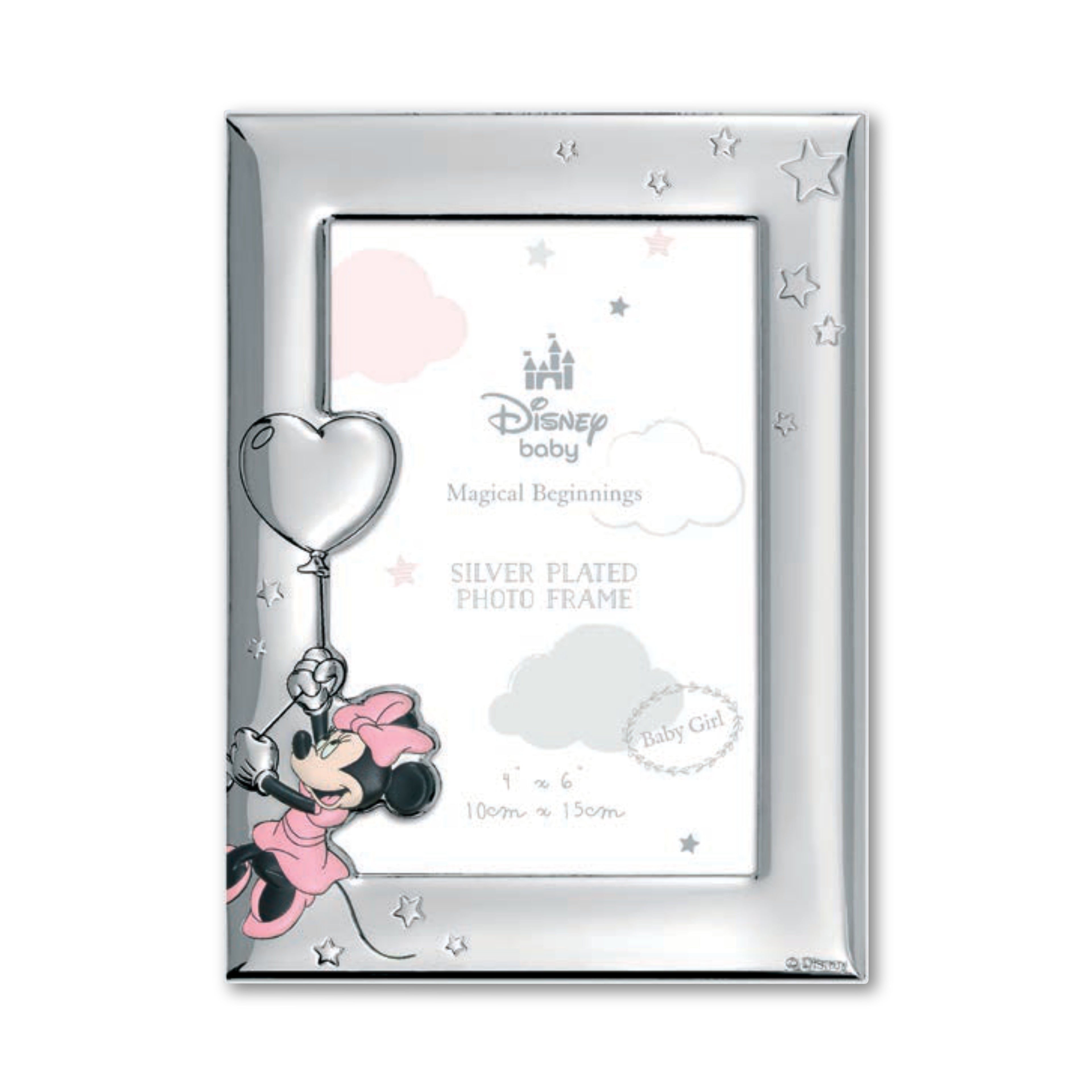 Cornice Portafoto Nascita e Neonato in Silver