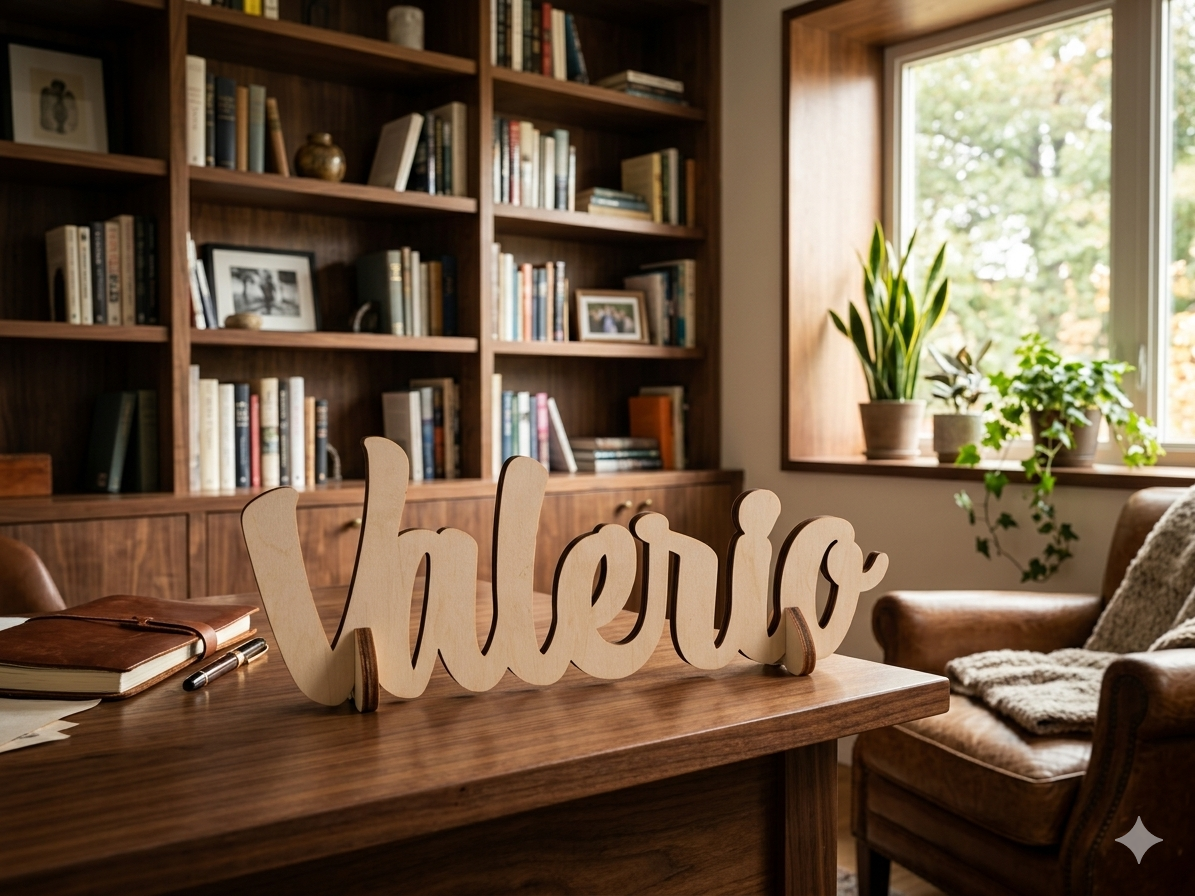 Nome Personalizzato 3D da Appoggio - Decorazione per Eventi e Cameretta