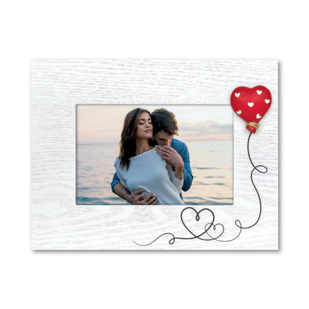 Cornice da Tavolo Love - Portafoto Romantico in Legno