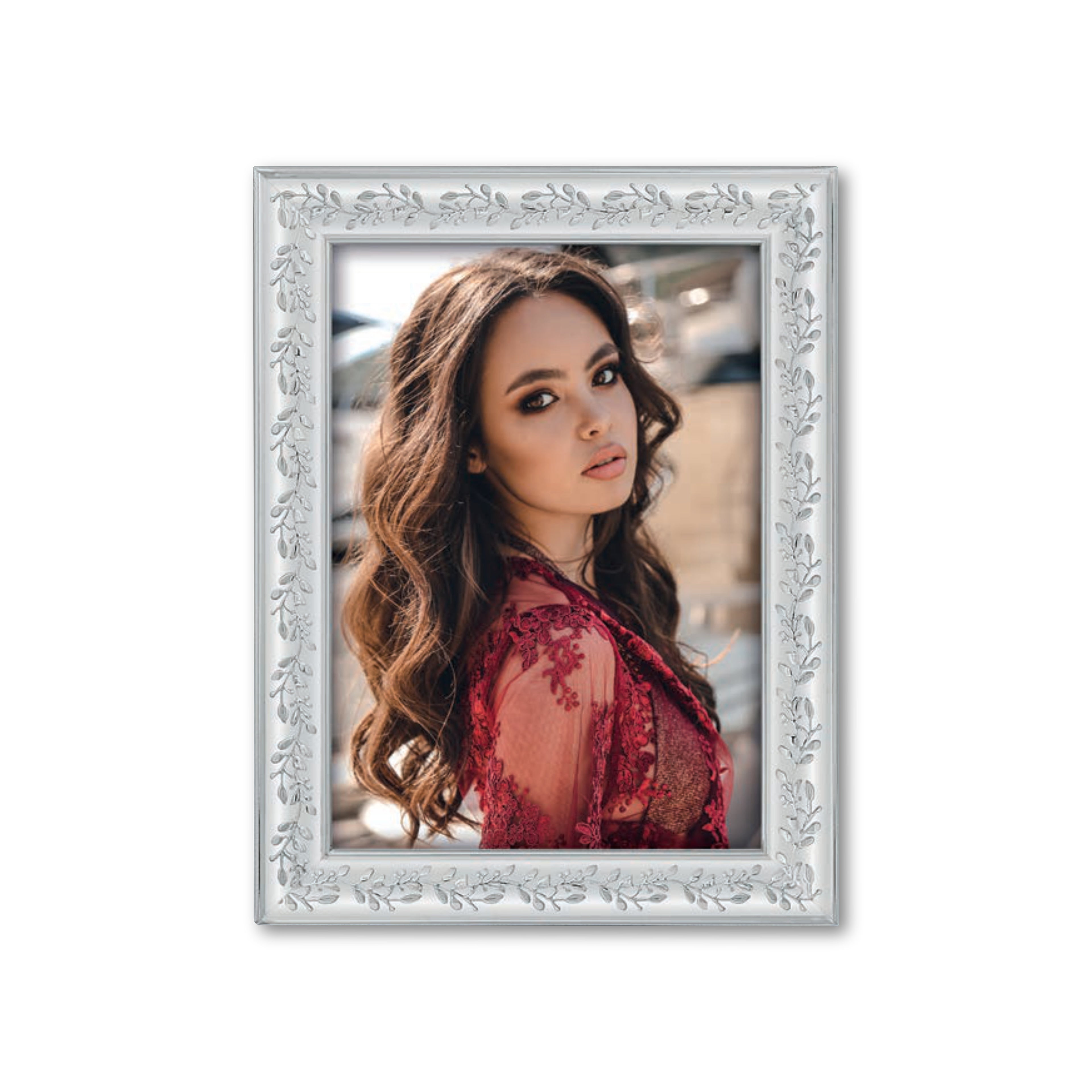 Cornice Silver Minimal Chic - Portafoto da Tavolo