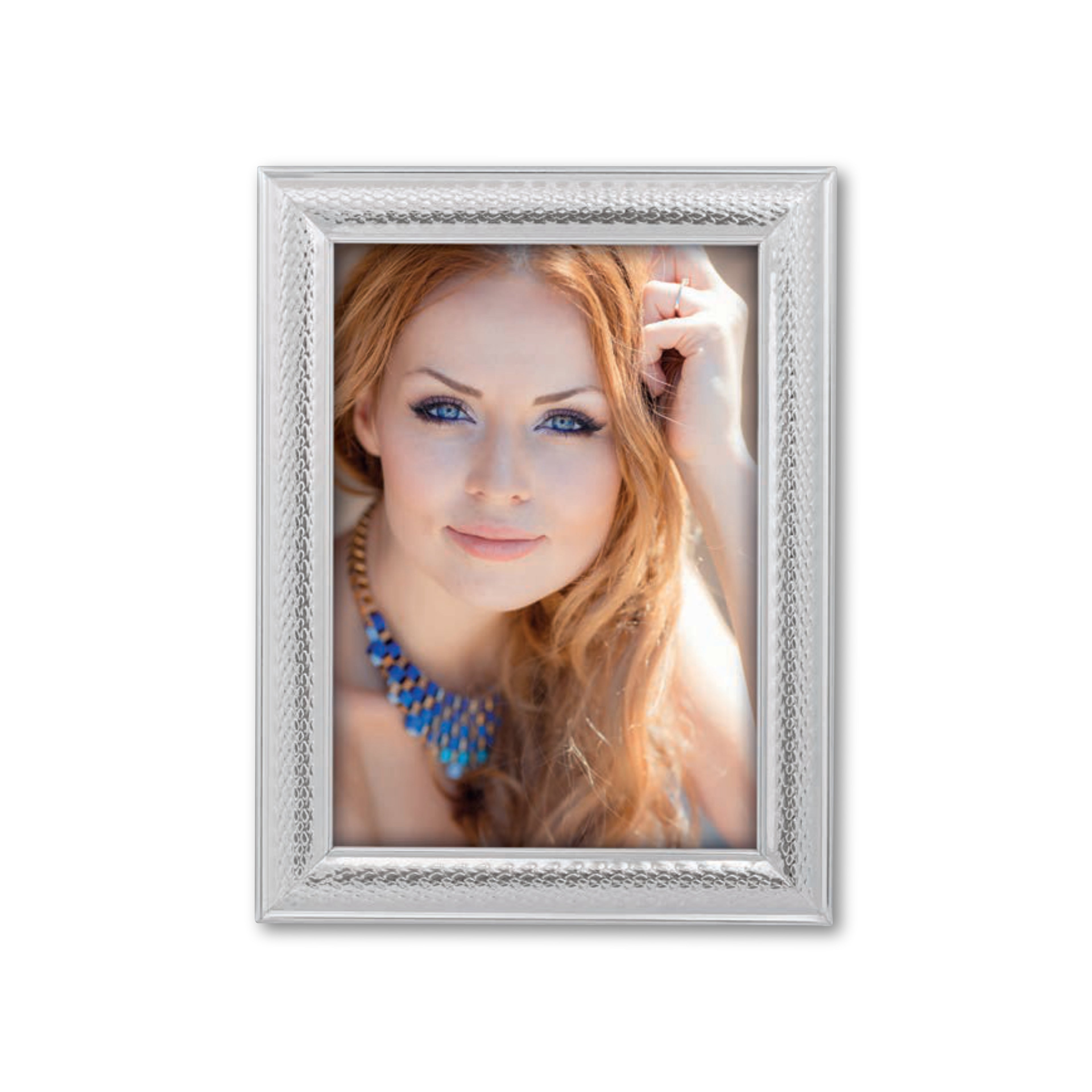 Cornice Silver Minimal Chic - Portafoto da Tavolo