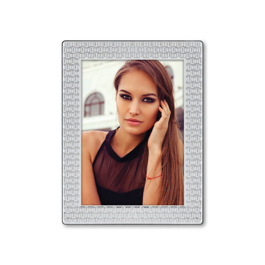 Cornice Silver Minimal Chic - Portafoto da Tavolo