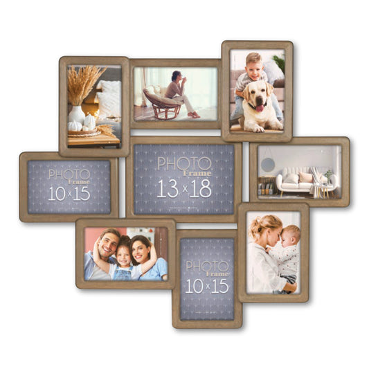 Cornice Multifoto Moderna - Portafoto Multiframe per Famiglia e Ricordi