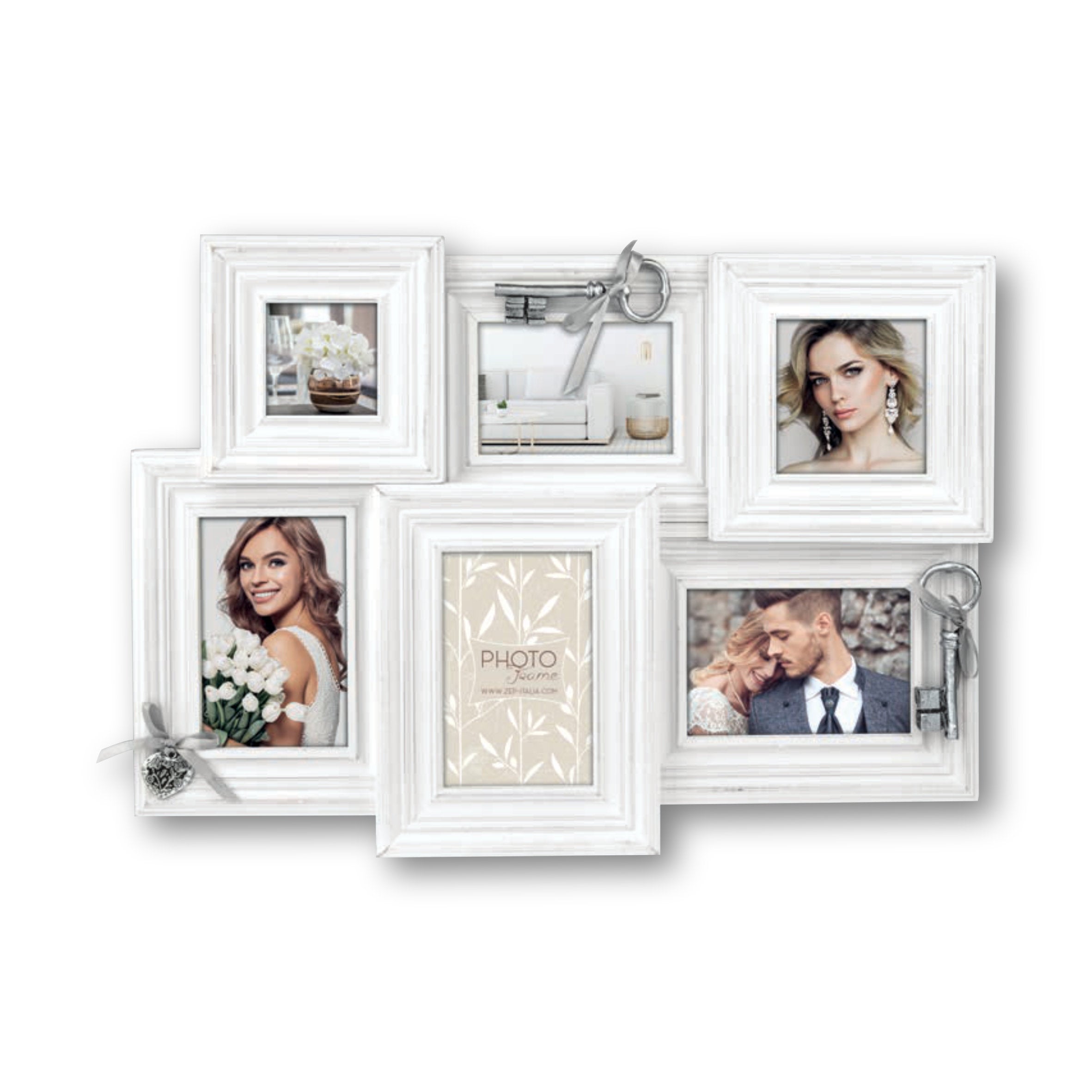 Cornice Multifoto Moderna - Portafoto Multiframe per Famiglia e Ricordi