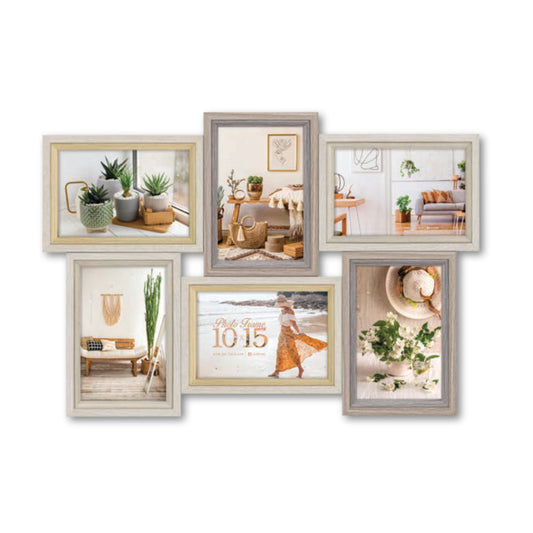 Cornice Multifoto Moderna - Portafoto Multiframe per Famiglia e Ricordi