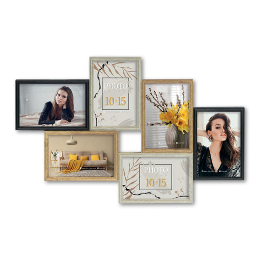 Cornice Multifoto Moderna - Portafoto Multiframe per Famiglia e Ricordi