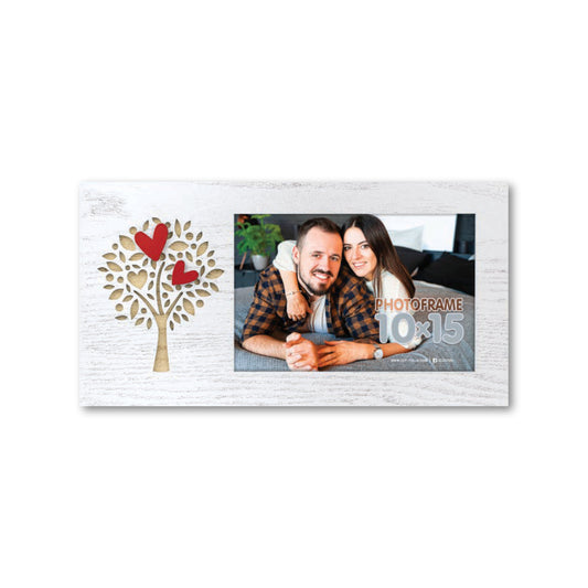 Cornice da Tavolo Love - Portafoto Romantico in Legno