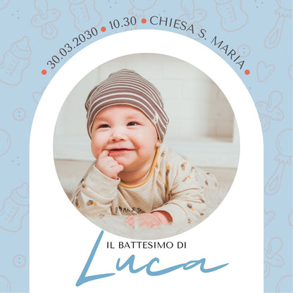 Invito Personalizzato Quadrato per Eventi