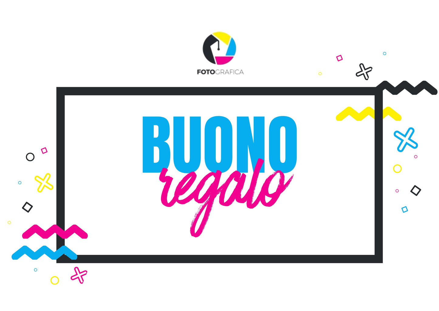 Buono Regalo Digitale FotoGrafica - Gift Card Personalizzata per Stampe e Cornici
