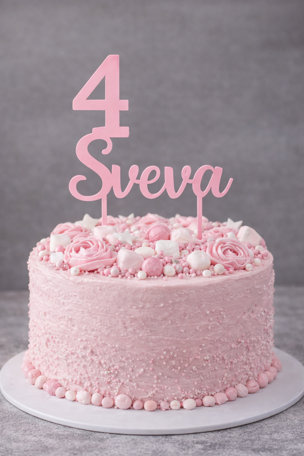 Cake Topper Personalizzato per Torta - Decorazione Compleanno e Cerimonia