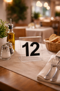 Segnatavolo Numerato per Ricevimento - Accessorio Allestimento Eventi