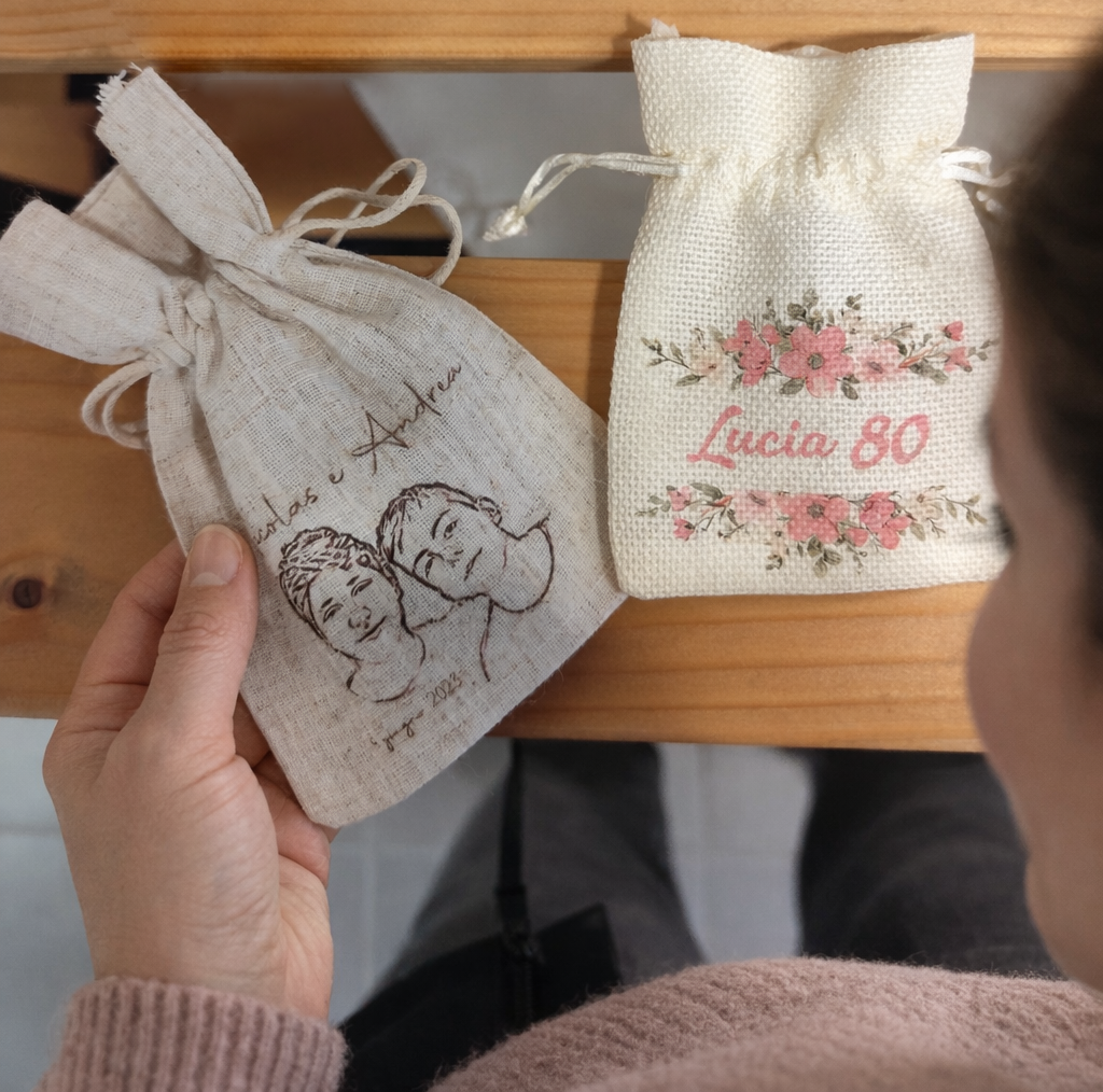 Sacchetto Portaconfetti Elegante - Bomboniera e Segnaposto Cerimonia