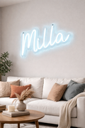 Insegna LED Personalizzata con Nome - Lampada Decorativa da Parete