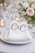 Segnaposto Personalizzato per Matrimonio ed Eventi - Dettaglio Tavola Raffinato