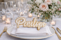 Segnaposto Personalizzato per Matrimonio ed Eventi - Dettaglio Tavola Raffinato