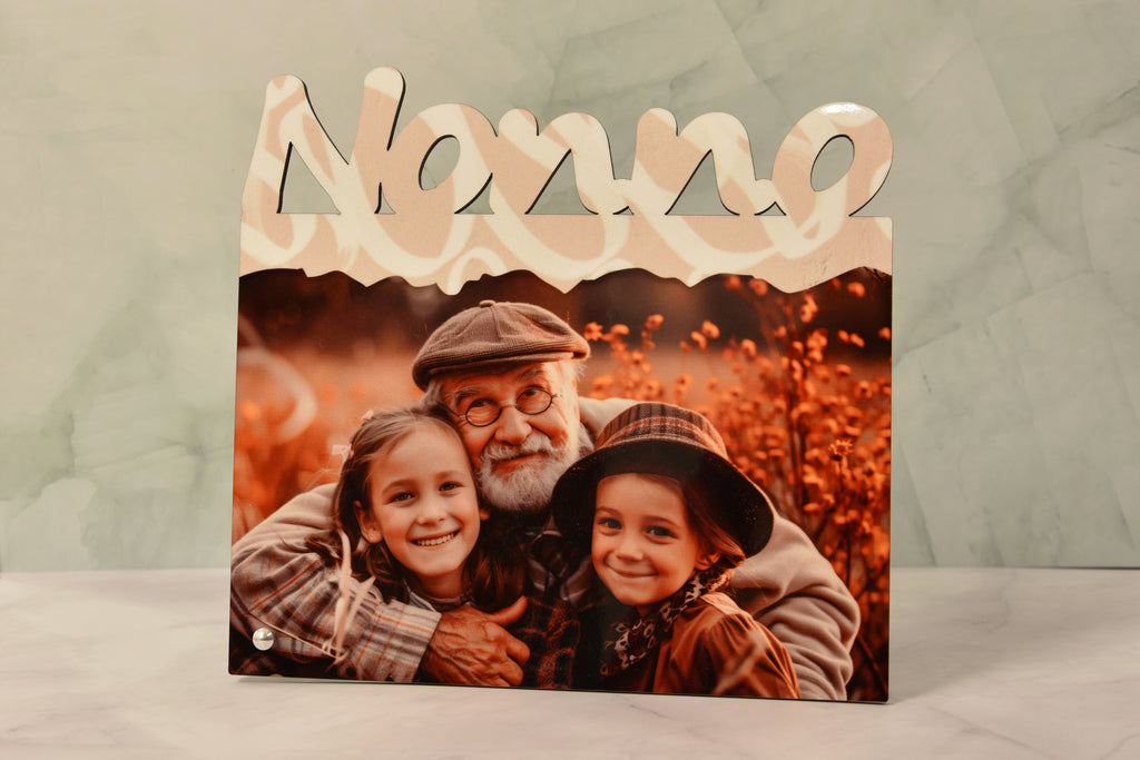 Pannello Dedica per i Nonni - Idea Regalo Emozionale per la Famiglia