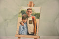 Mini Tela Big Portafoto con Cavalletto - Decorazione da Tavolo Originale