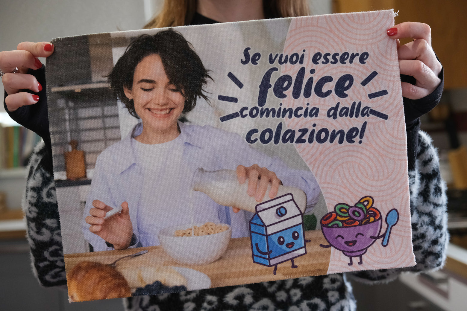 Tovaglietta in cotone personalizzata