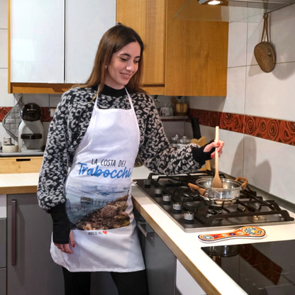 Grembiule da Cucina Personalizzato con Foto, Nome o Frase - Regalo per Chi Ama Cucinare