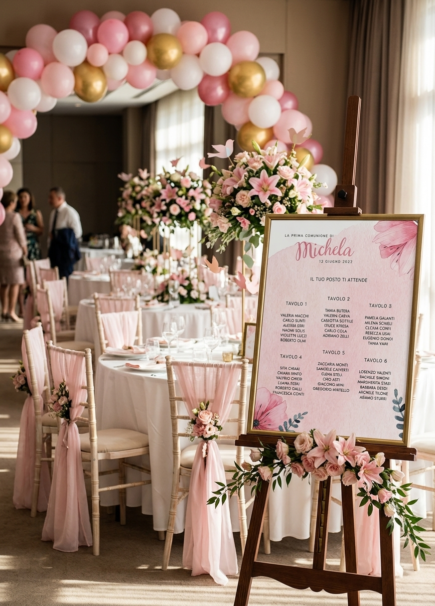 Tableau de Mariage Personalizzato
