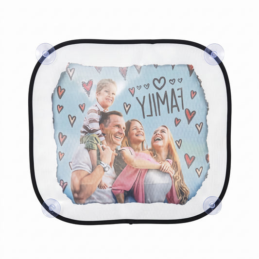 Parasole Auto per Bambini Personalizzato con Foto - Tendina Parasole, Regalo Nascita