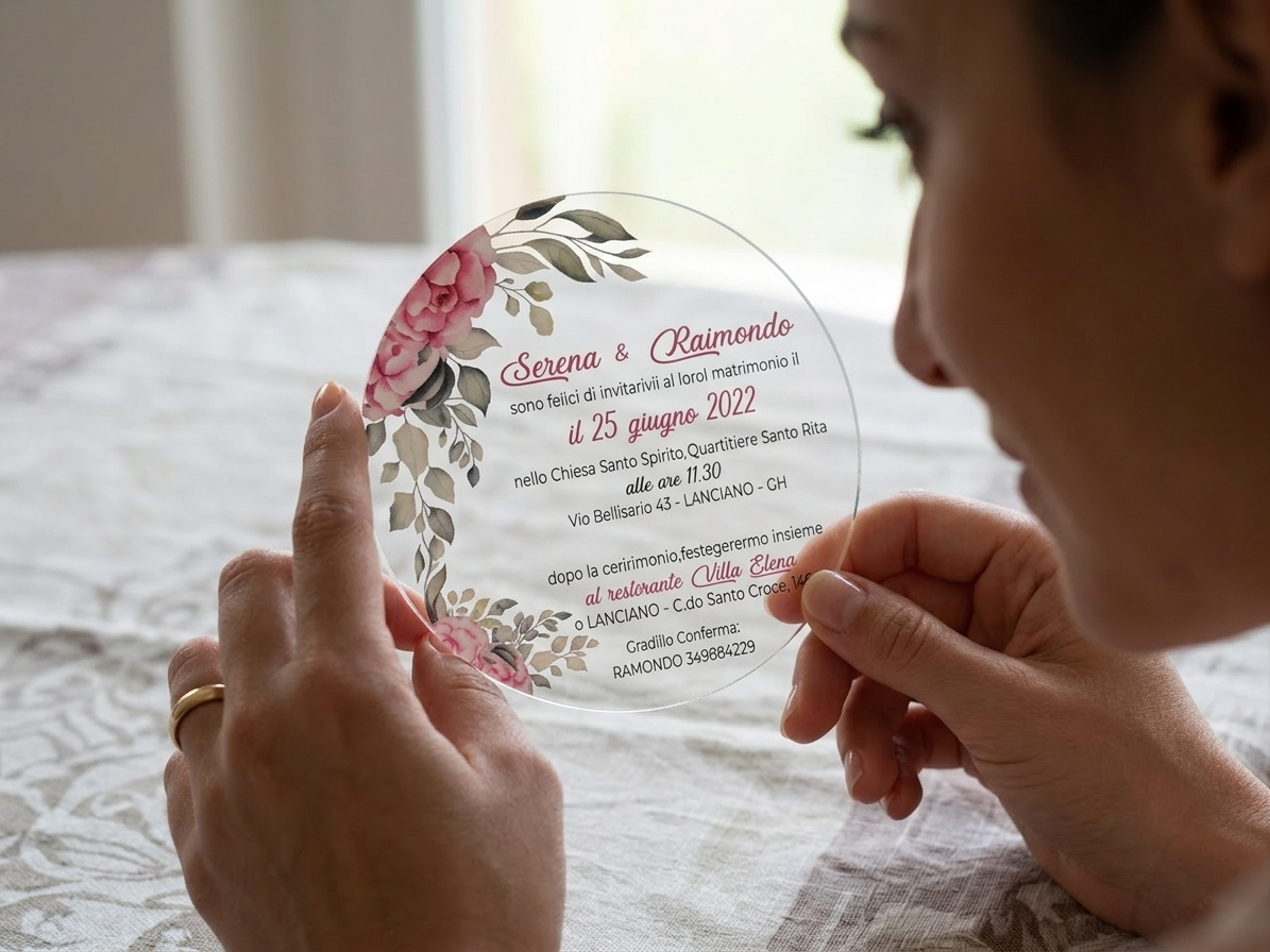 Partecipazione di Nozze Originale - Invito Personalizzato Unico