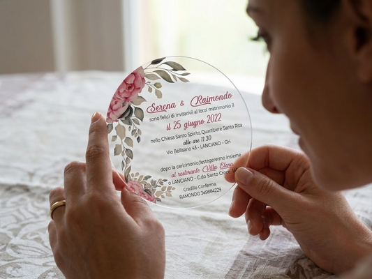 Partecipazione di Nozze Originale - Invito Personalizzato Unico