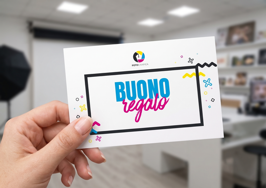 Buono Regalo Digitale FotoGrafica - Gift Card Personalizzata per Stampe e Cornici