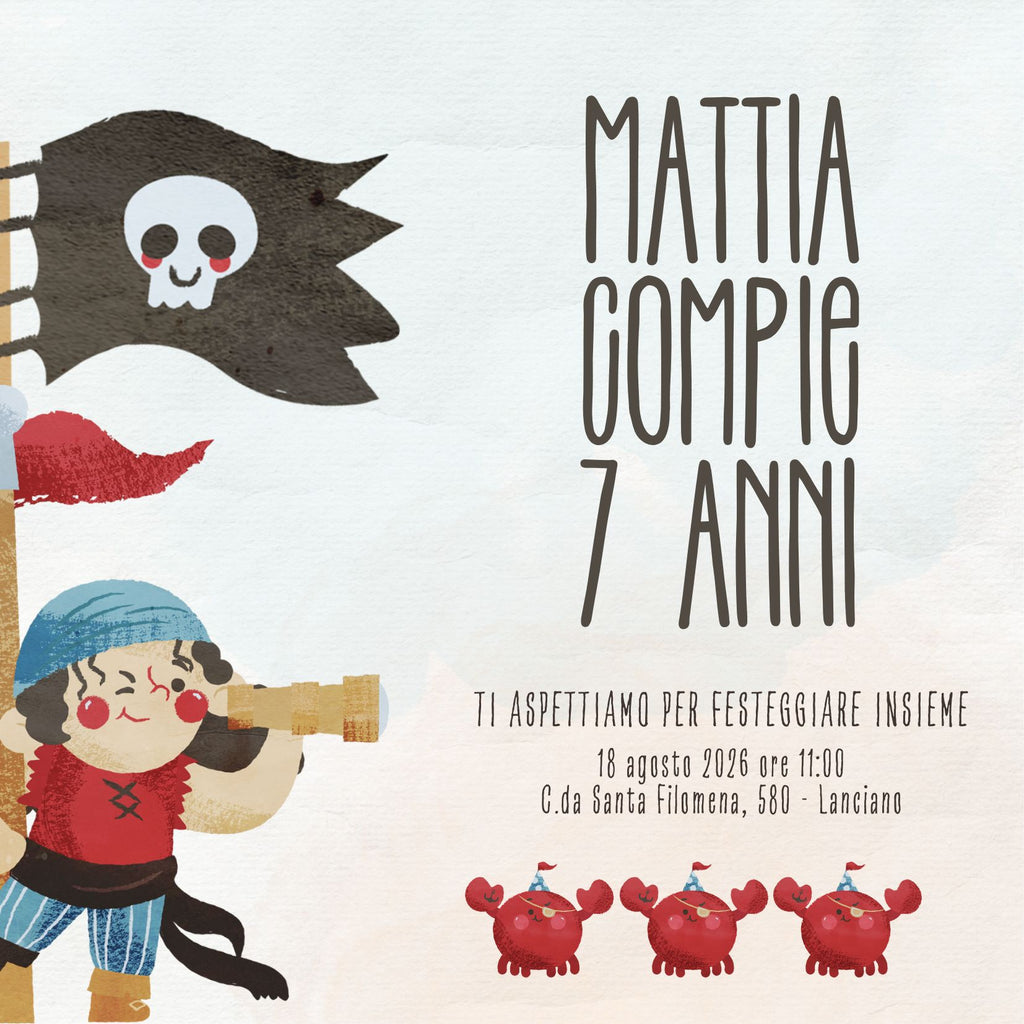 Invito Personalizzato Quadrato per Eventi