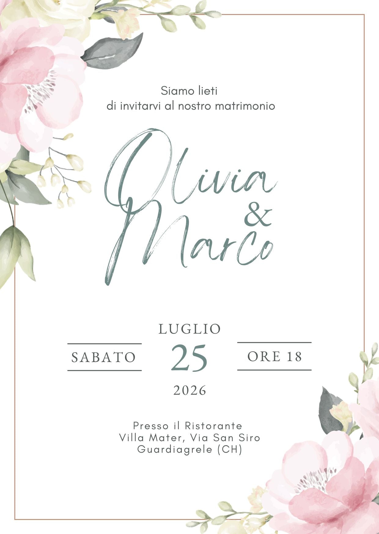 Wedding Pack 100 Pezzi Coordinato | Partecipazioni e Wedding Suite
