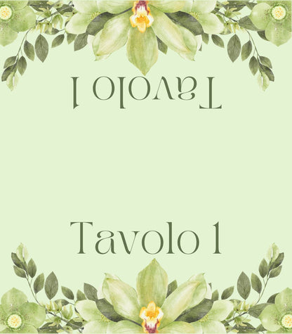 Cavallotto Segnaposto Pieghevole Personalizzato