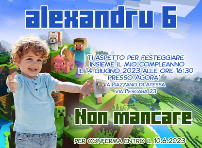 Invito Personalizzato Classico per Eventi