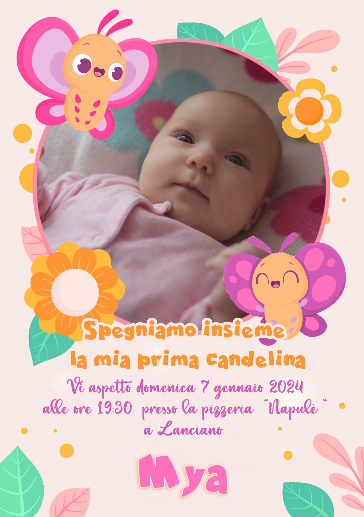 Invito Personalizzato Classico per Eventi
