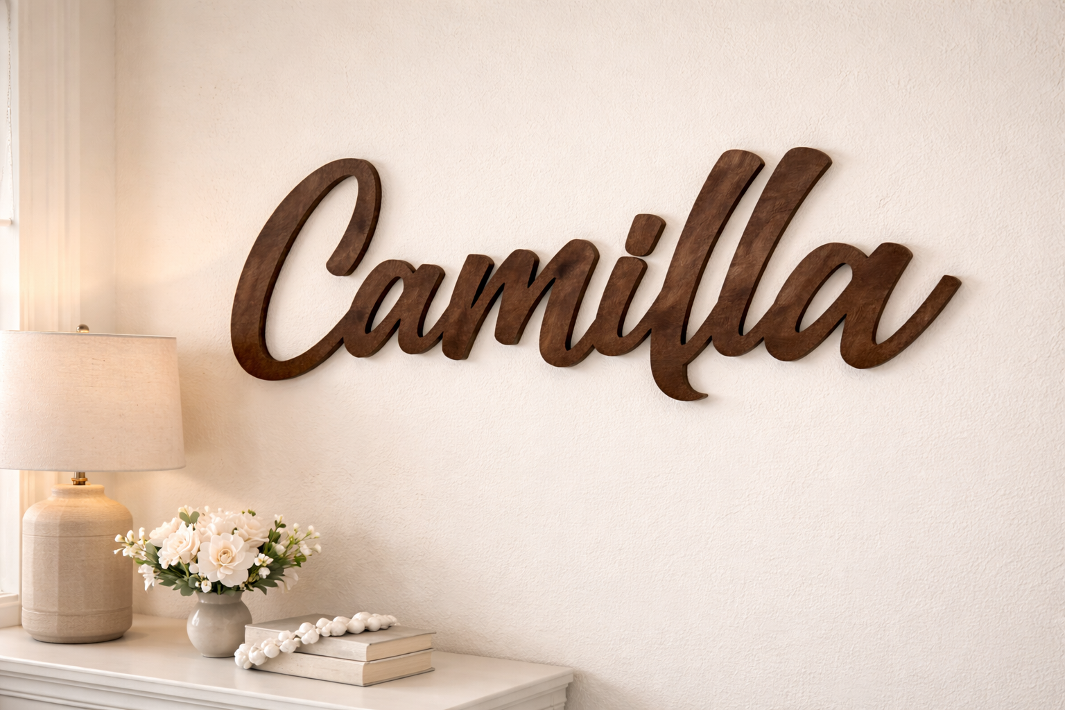 Scritta Nome Personalizzata da Parete - Decorazione Casa