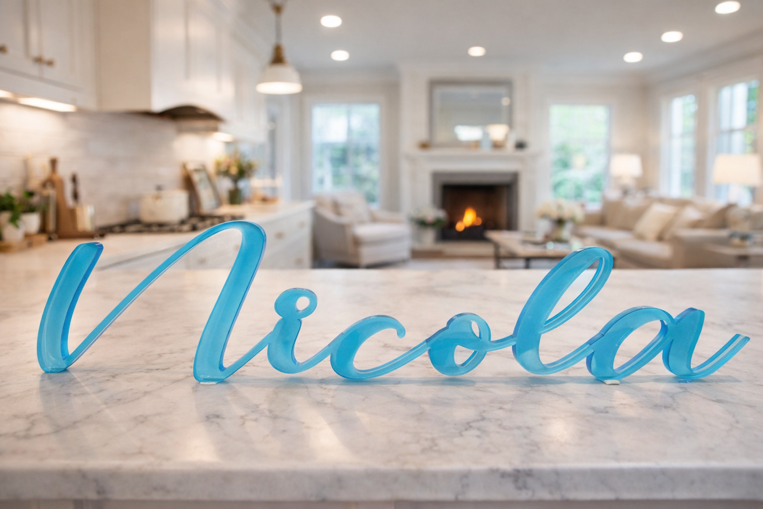 Nome Personalizzato 3D da Appoggio - Decorazione per Eventi e Cameretta