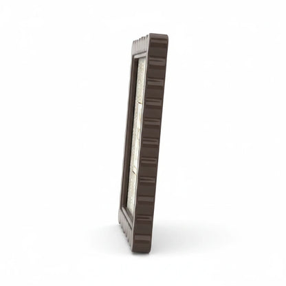 Cornice portafoto da tavolo FotoGrafica marrone con bordo a rilievo, design elegante per casa o ufficio