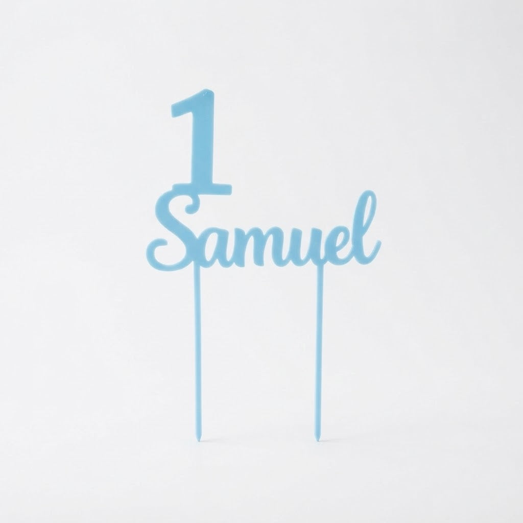 Cake Topper Personalizzato per Torta - Decorazione Compleanno e Cerimonia