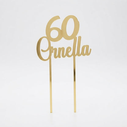 Cake Topper Personalizzato per Torta - Decorazione Compleanno e Cerimonia